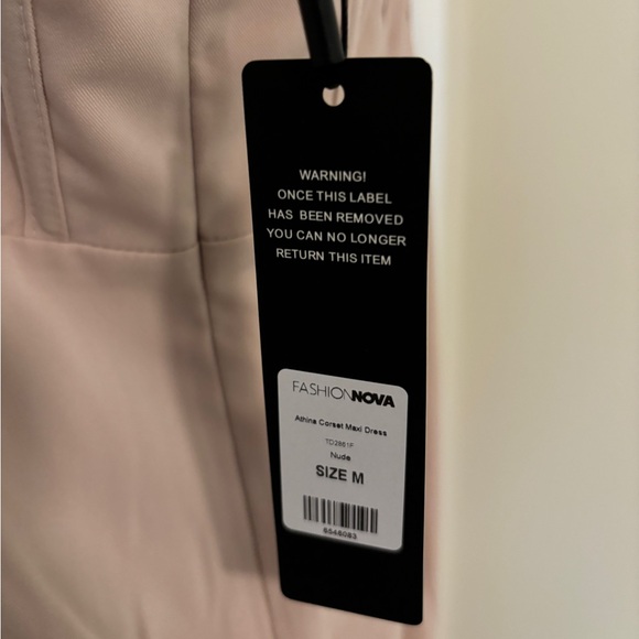 NWT Fashion Nova Corset Top Dress Women’s Size Medium - Picture 5 of 5